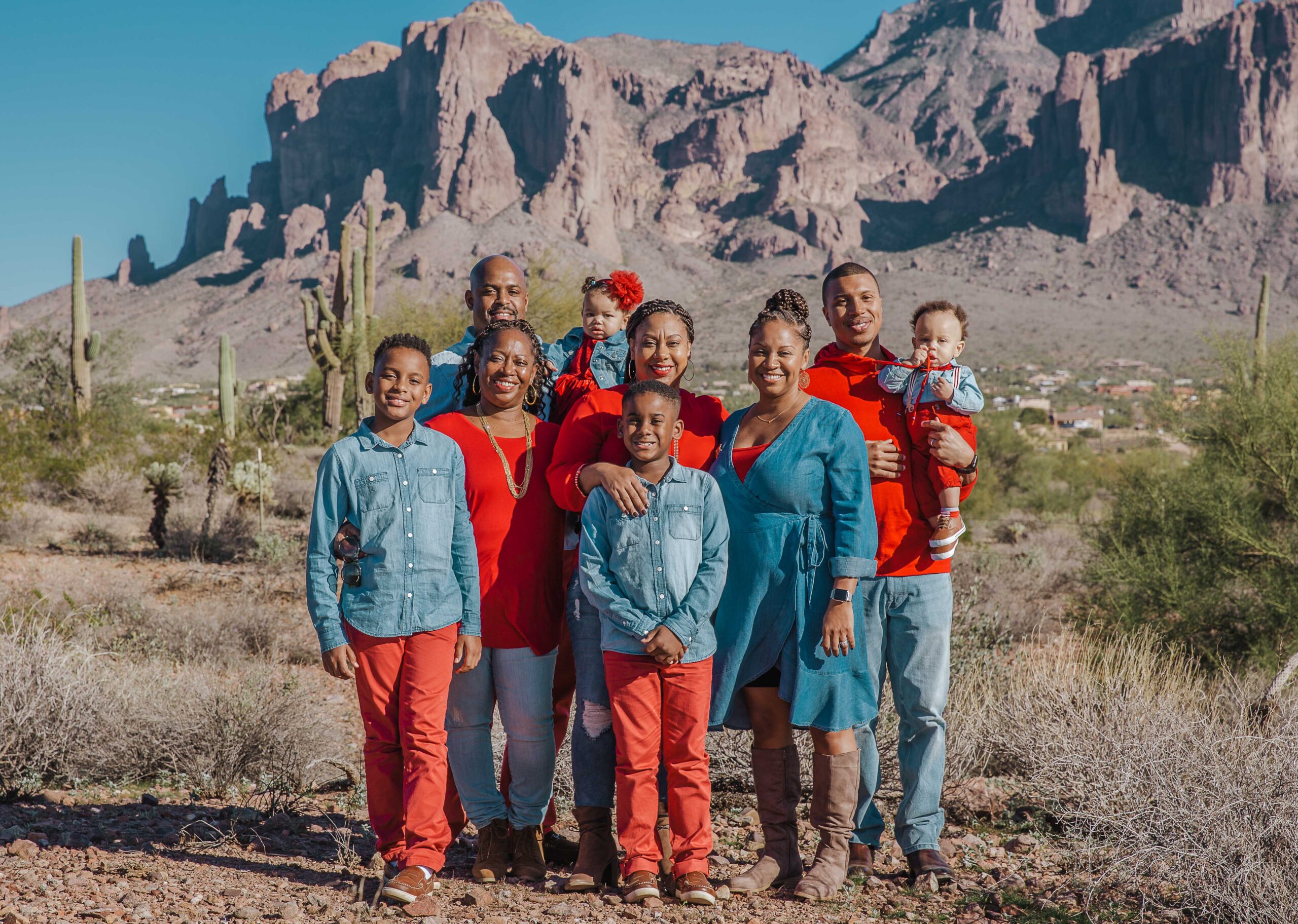 Family Portraits at Superstition Mountains