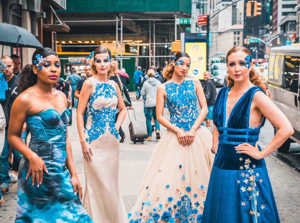 Times Square Fashion Photoshoot