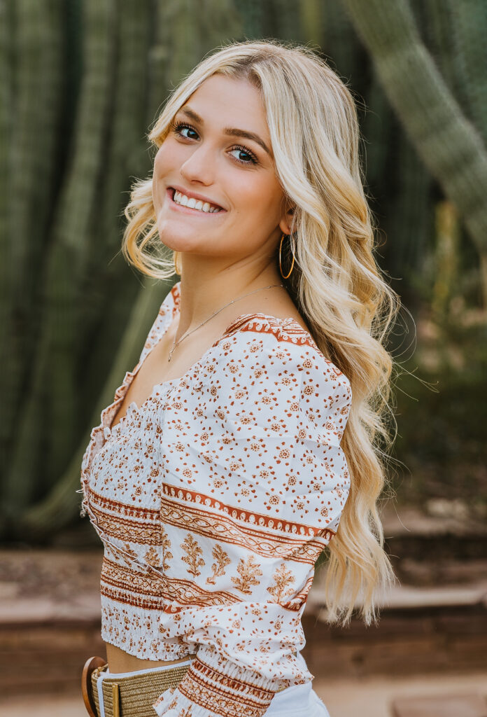 Desert Botanical Garden Senior Photos