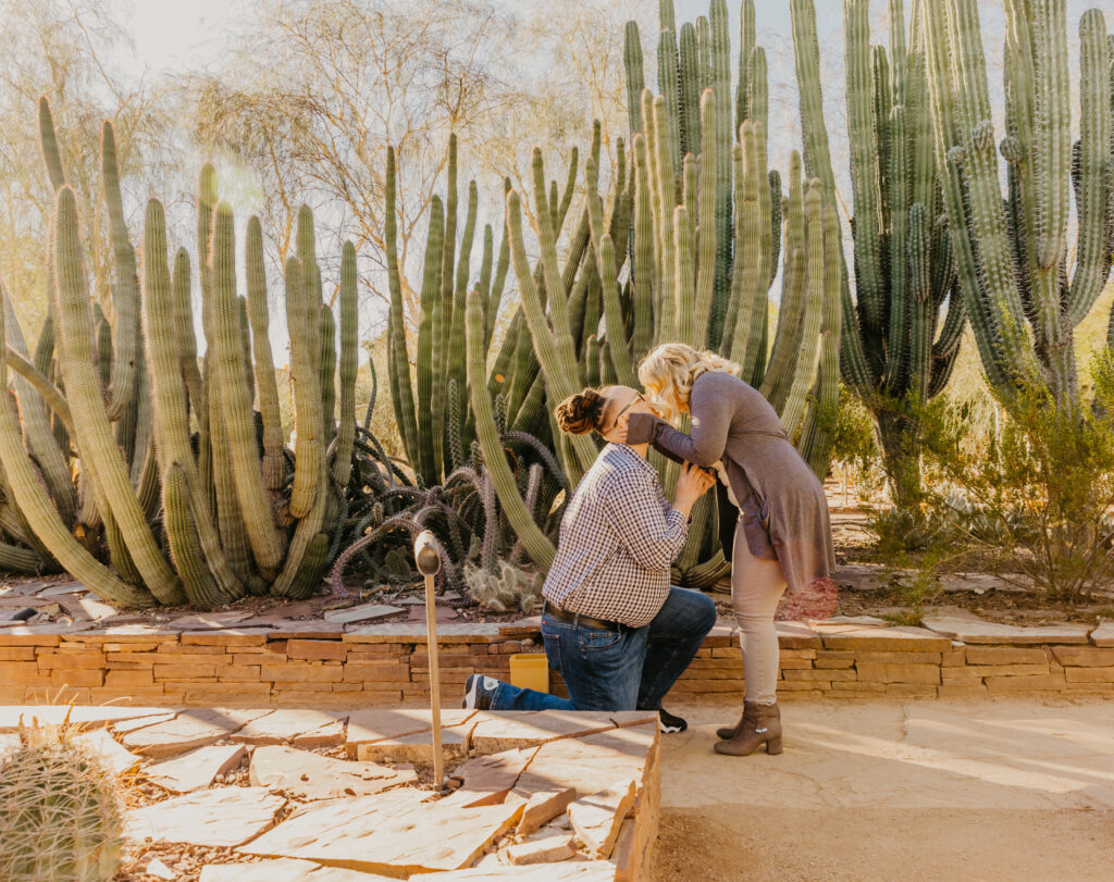 Botanical Gardens Surprise Engagement