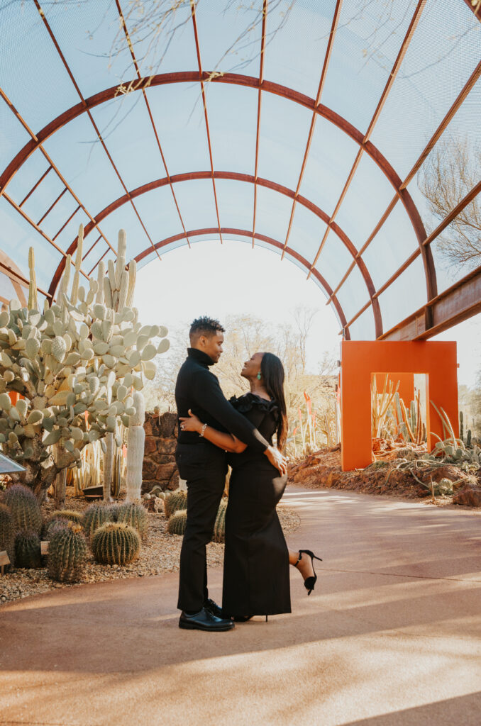 Desert Botanical Garden Engagement Photos